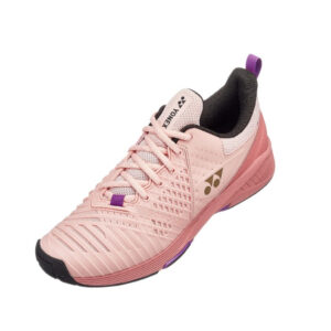 Power Cushion Sonicage 3 in Pink/Beige - YONEX-POWER-CUSHION-SONICAGE-3-WOMENS-TENNIS-SHOES