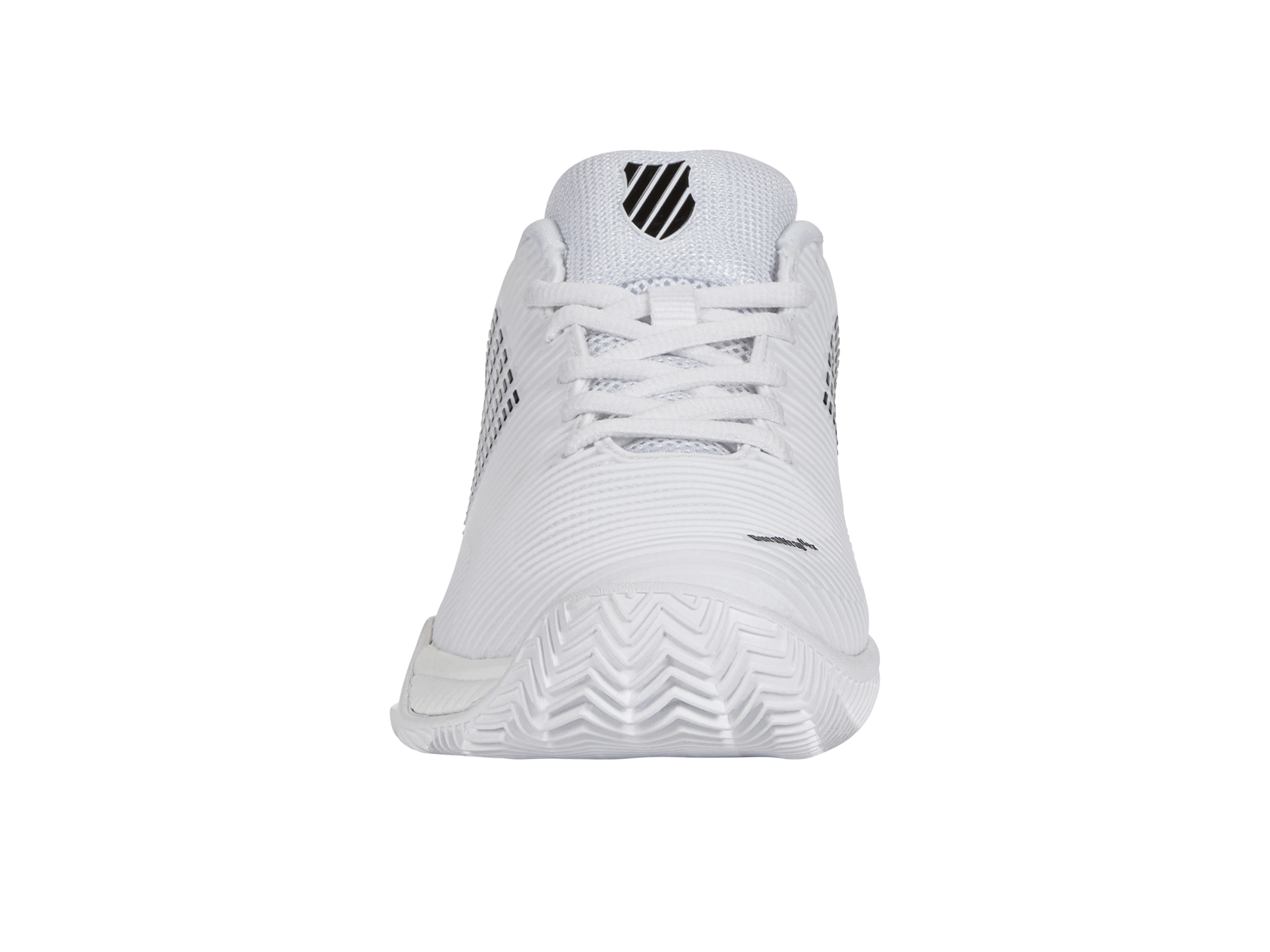 Hypercourt Express 2 Clay HB in White/Black - K-SWISS-WOMENS-HYPERCOURT-EXPRESS-2-HB-TENNIS-SHOES-IN-WHITE-BLACK - Image 4
