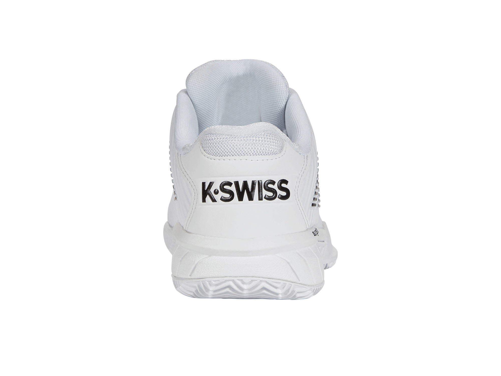Hypercourt Express 2 Clay HB in White/Black - K-SWISS-WOMENS-HYPERCOURT-EXPRESS-2-HB-TENNIS-SHOES-IN-WHITE-BLACK - Image 5