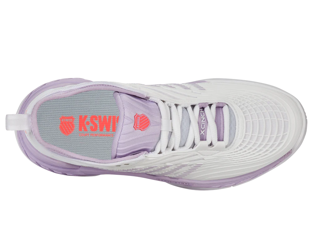 Hypercourt Supreme 2 in White/Orchid Petal/Neon Blaze - KSWISS-WOMENS-HYPERCOURT-SUPREME-2-TENNIS-SHOES-IN-WHITE-ORCHID-PETAL-NEON-BLAZE - Image 7