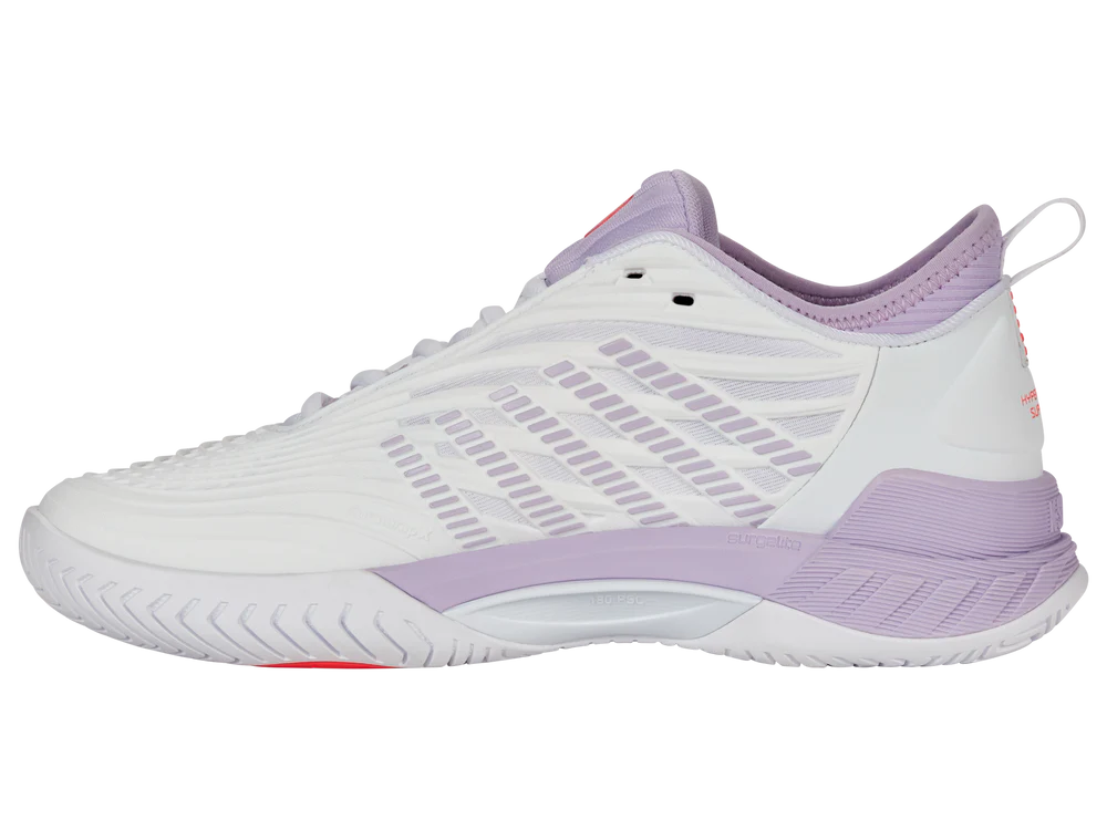 Hypercourt Supreme 2 in White/Orchid Petal/Neon Blaze - KSWISS-WOMENS-HYPERCOURT-SUPREME-2-TENNIS-SHOES-IN-WHITE-ORCHID-PETAL-NEON-BLAZE - Image 5