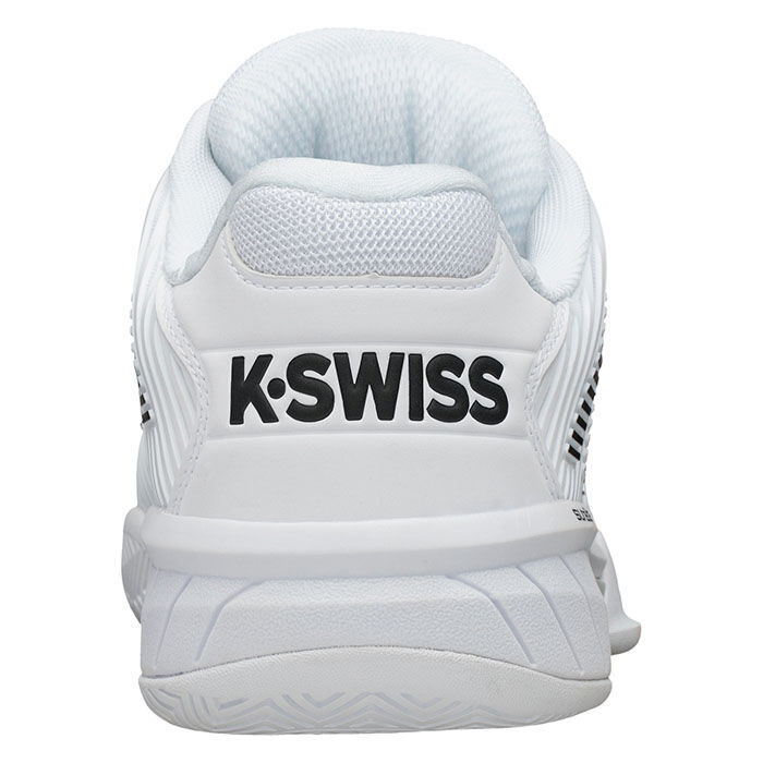 Hypercourt Express 2 in White/Black - K-SWISS-MENS-HYPERCOURT-EXPRESS-2-TENNIS-SHOES-IN-WHITE-BLACK - Image 4