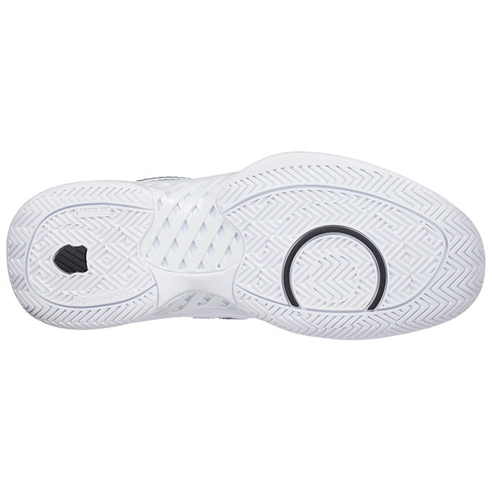 Hypercourt Express 2 in White/Black - K-SWISS-MENS-HYPERCOURT-EXPRESS-2-TENNIS-SHOES-IN-WHITE-BLACK - Image 5