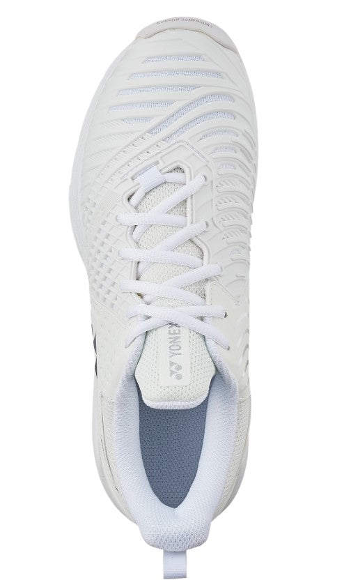 Power Cushion Sonicage 3 in White/Silver - YONEX-POWER-CUSHION-SONICAGE-3-WOMENS-TENNIS-SHOES-IN-WHITE-SILVER - Image 6