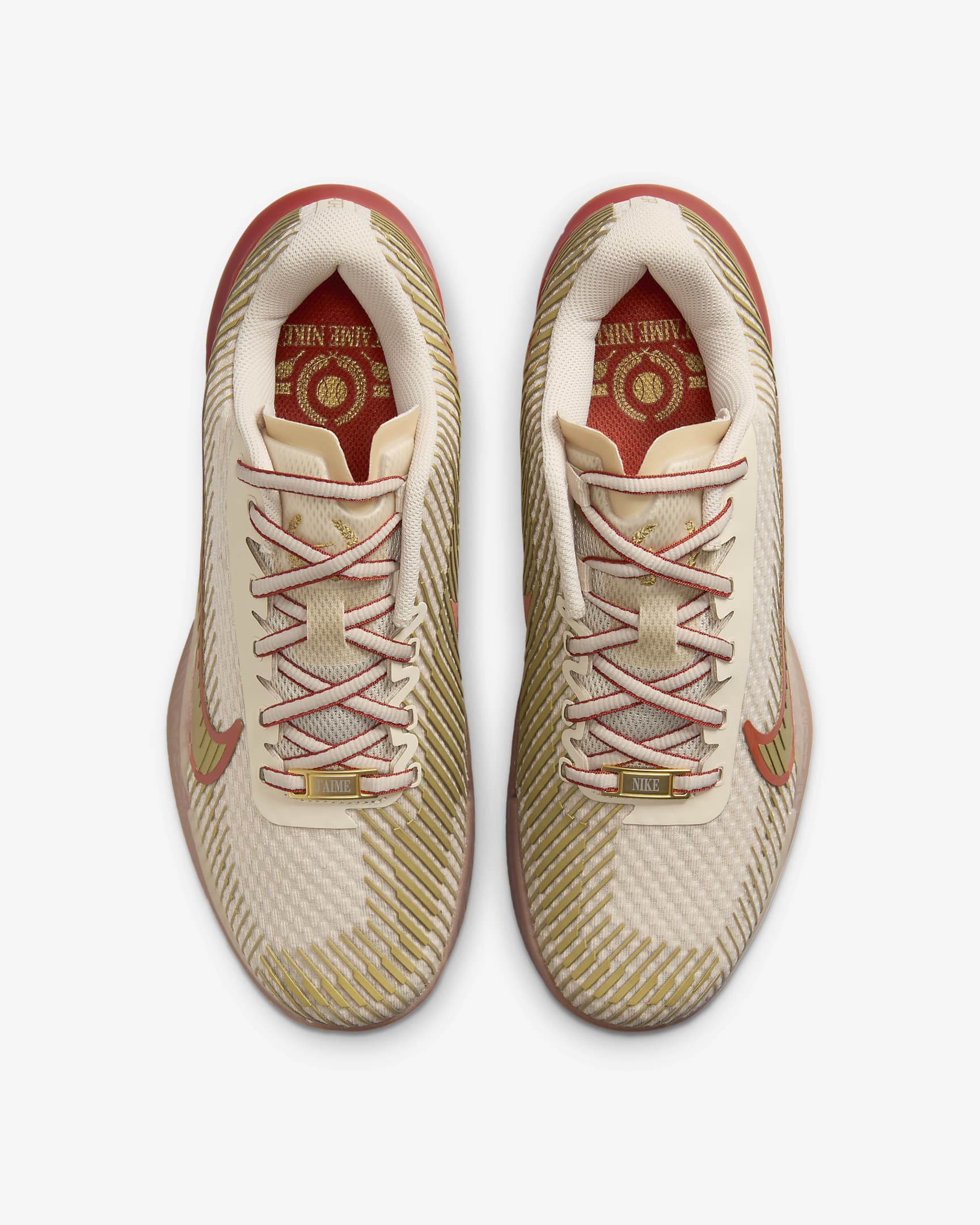 Air Zoom Vapor 11 Premium in Sanddrift/Metallic Gold-Rust Factor - NIKE-WOMENS-AIR-ZOOM-VAPOR-11-PREMIUM-IN-SANDDRIFTMETALLIC-GOLD-RUST-FACTOR - Image 6