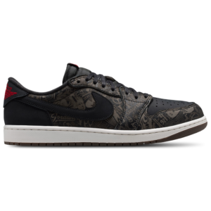 Jordan AJ 1 Retro Low OG LS-University Red/Black/Palomino - V6750001
