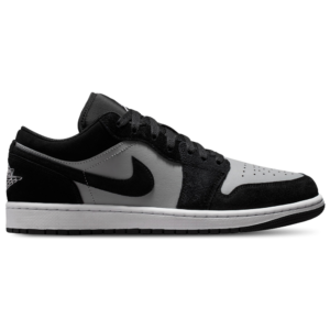 Jordan AJ 1 Low-White/Black/Lt Smoke Gray - 53558048