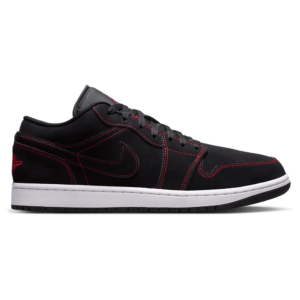 Jordan AJ 1 Low-Black/University Red/White - 53558076