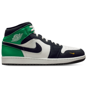 Jordan AJ 1 Mid SE-White/Black/Green - 9812100