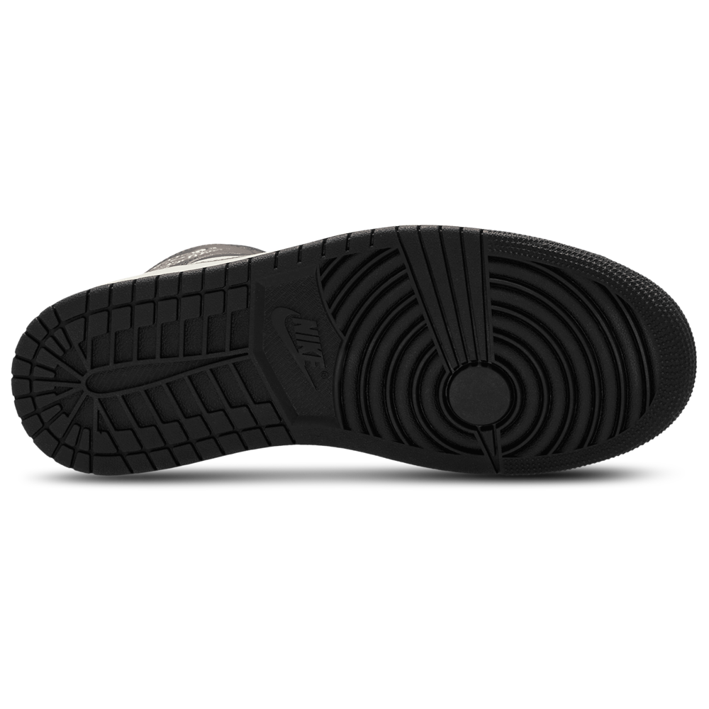 Jordan AJ 1 Mid-Black/Phantom/Palomino - Q8426007 - Image 4