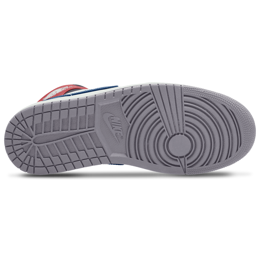 Jordan AJ 1 Mid-True Blue/Summit White/Red - Q8426406 - Image 4