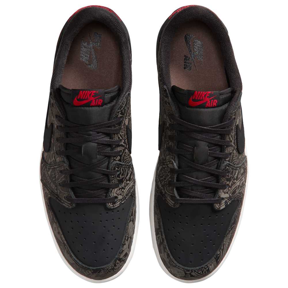 Jordan AJ 1 Retro Low OG LS-University Red/Black/Palomino - V6750001 - Image 4