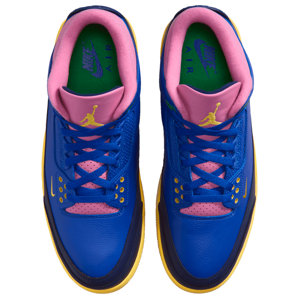 Jordan AJ 3 Retro OG Brazil SP-Racer Blue/Lucky Green/Varsity Maize - V871400 - Image 4