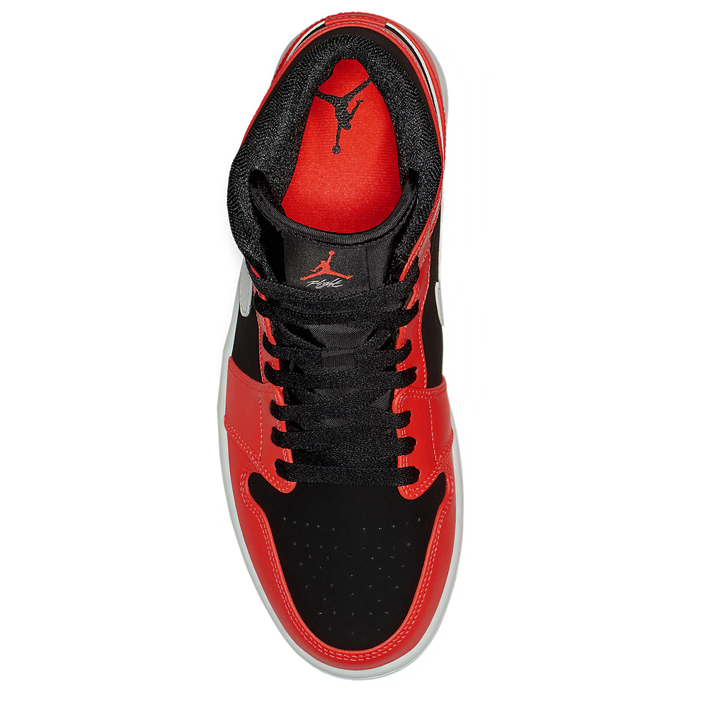 Jordan AJ 1 Mid-Black/Infrared 23/White - 54724061 - Image 4