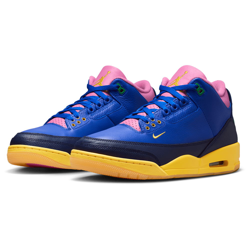 Jordan AJ 3 Retro OG Brazil SP-Racer Blue/Lucky Green/Varsity Maize - V871400 - Image 6