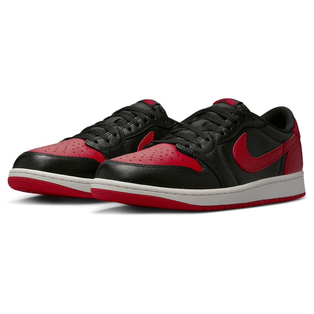 Jordan AJ 1 Retro Low OG 2-Black/Black/Varsity Red - W6276001 - Image 6