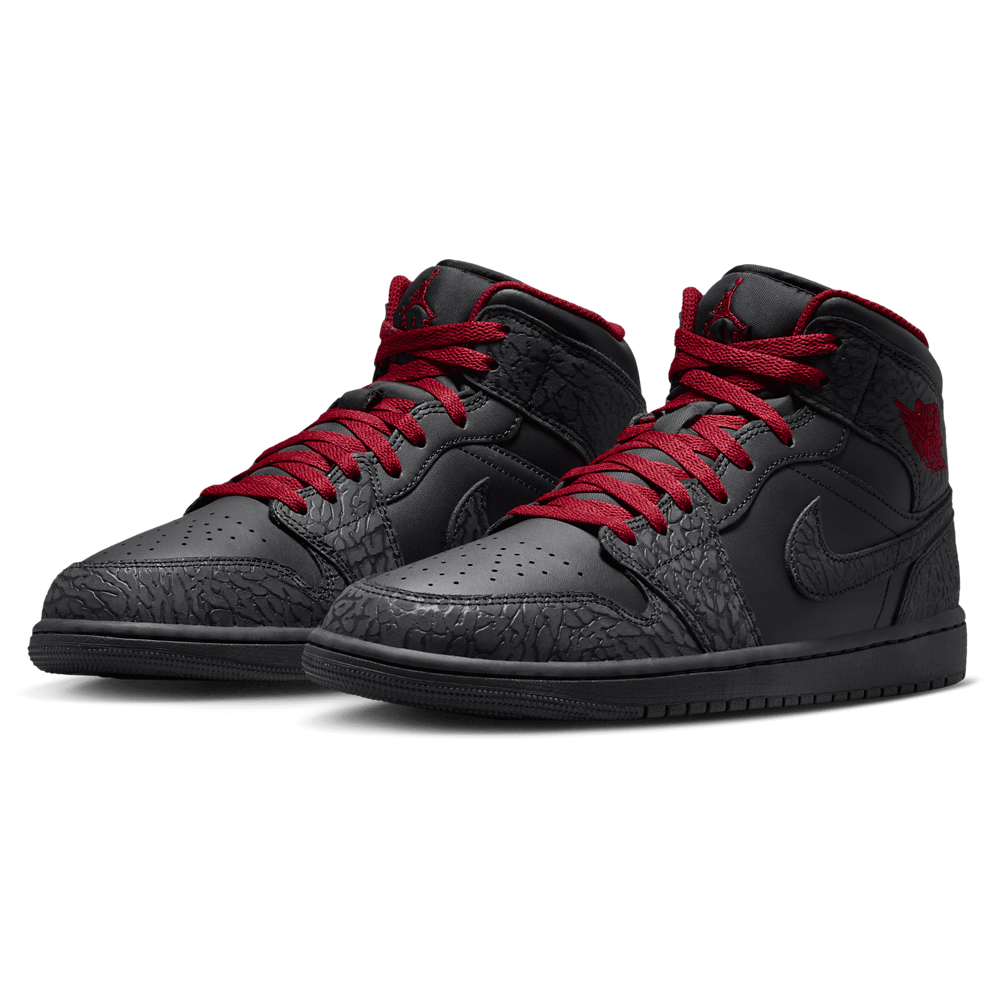 Jordan AJ 1 Mid SE-Tough Red/Black/Black - X3527010 - Image 6