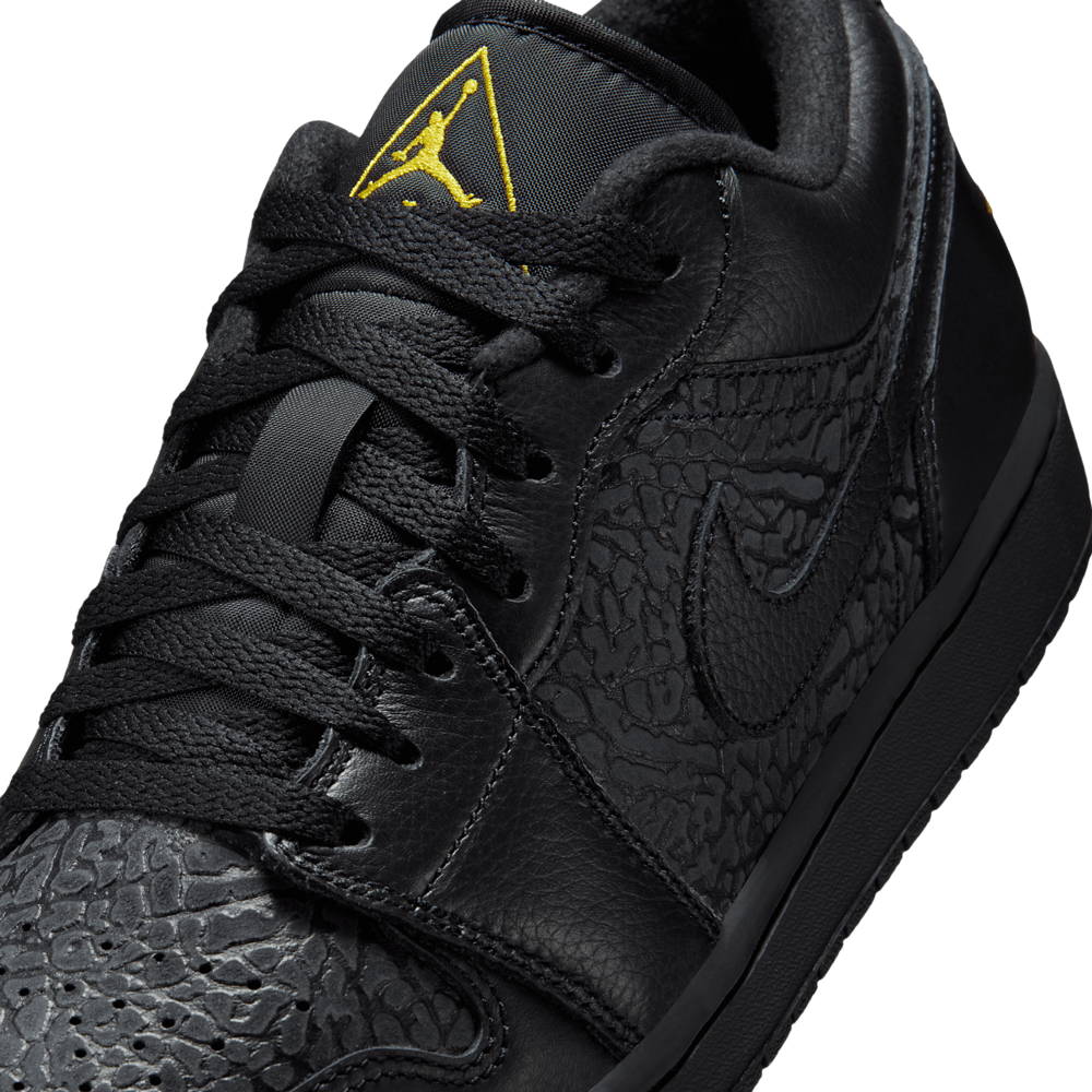 Jordan Air Jordan 1 Low SE-Black/Tour Yellow - M6568010 - Image 7