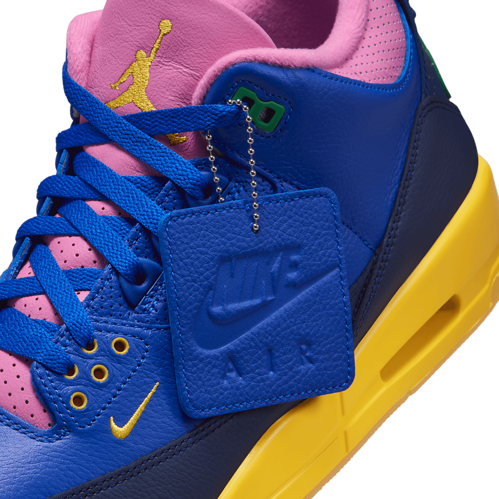 Jordan AJ 3 Retro OG Brazil SP-Racer Blue/Lucky Green/Varsity Maize - V871400 - Image 7