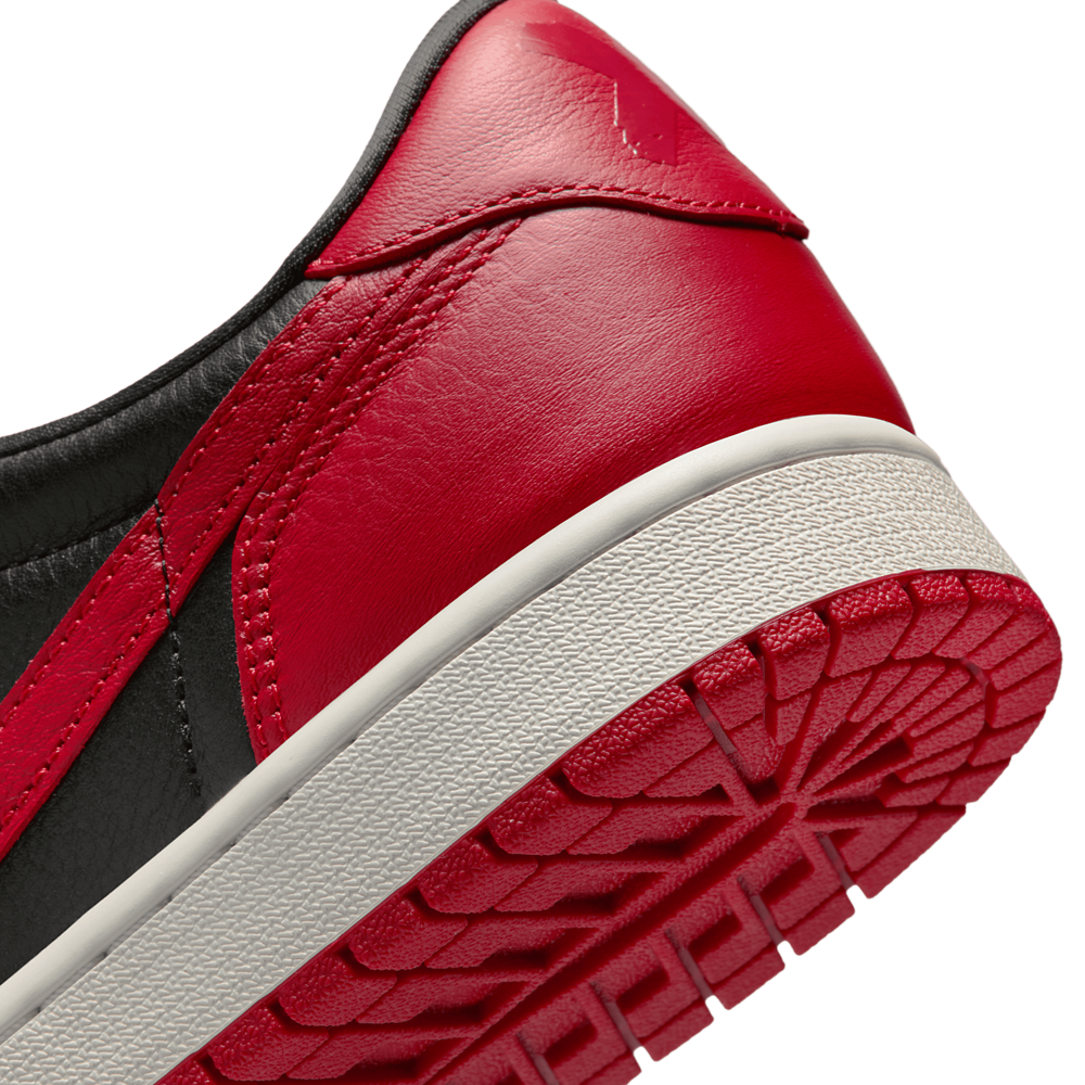 Jordan AJ 1 Retro Low OG 2-Black/Black/Varsity Red - W6276001 - Image 8