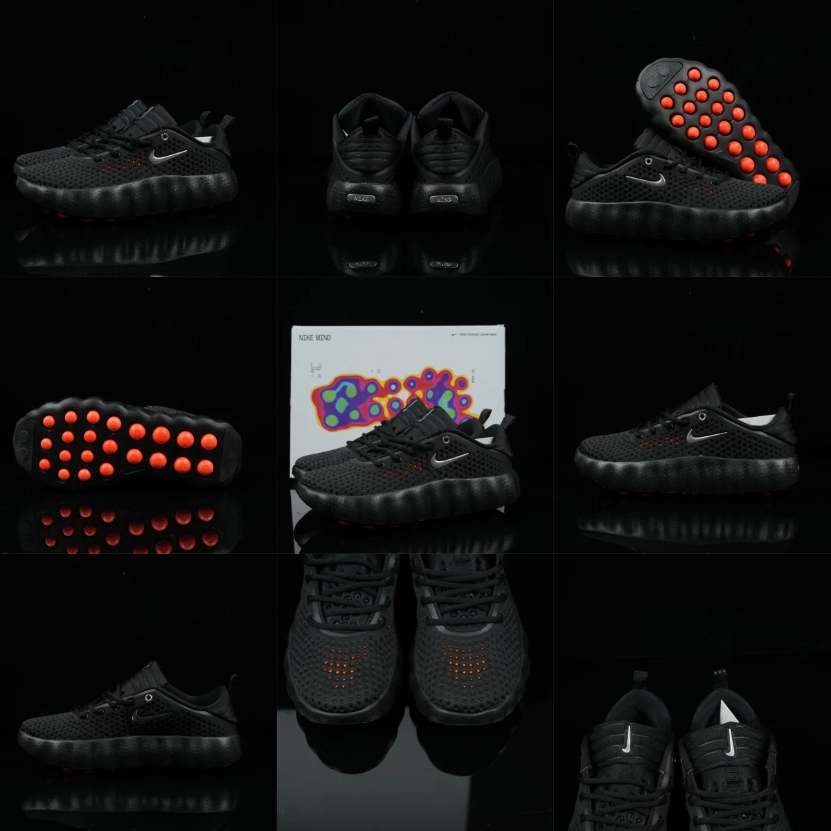 Mind 002 HQ4310-001 - Black / Hyper Crimson / Hyper Crimson / Chrome - Image 10