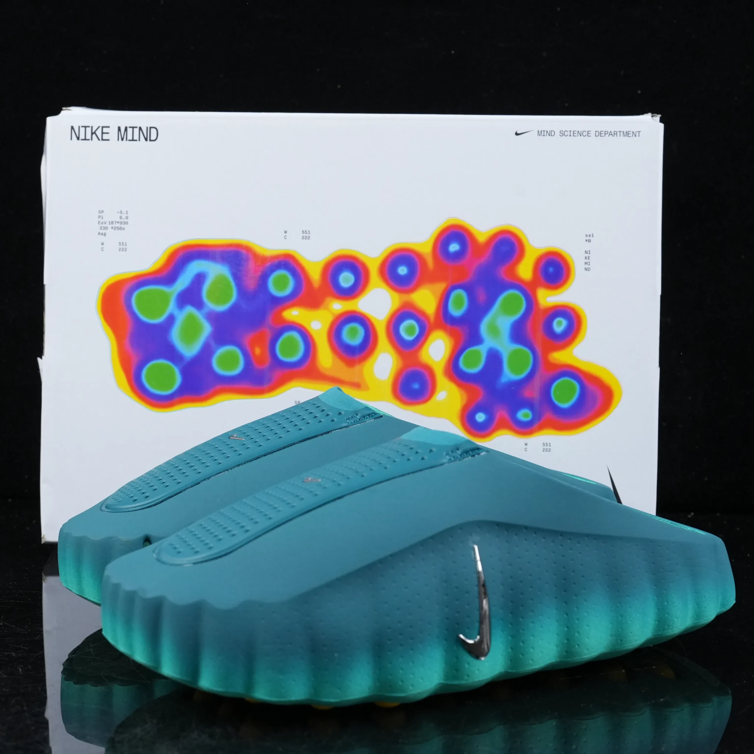Mind 001 HQ4307-301 - Geode Teal / Light Menta / Canary / Chrome - Image 10