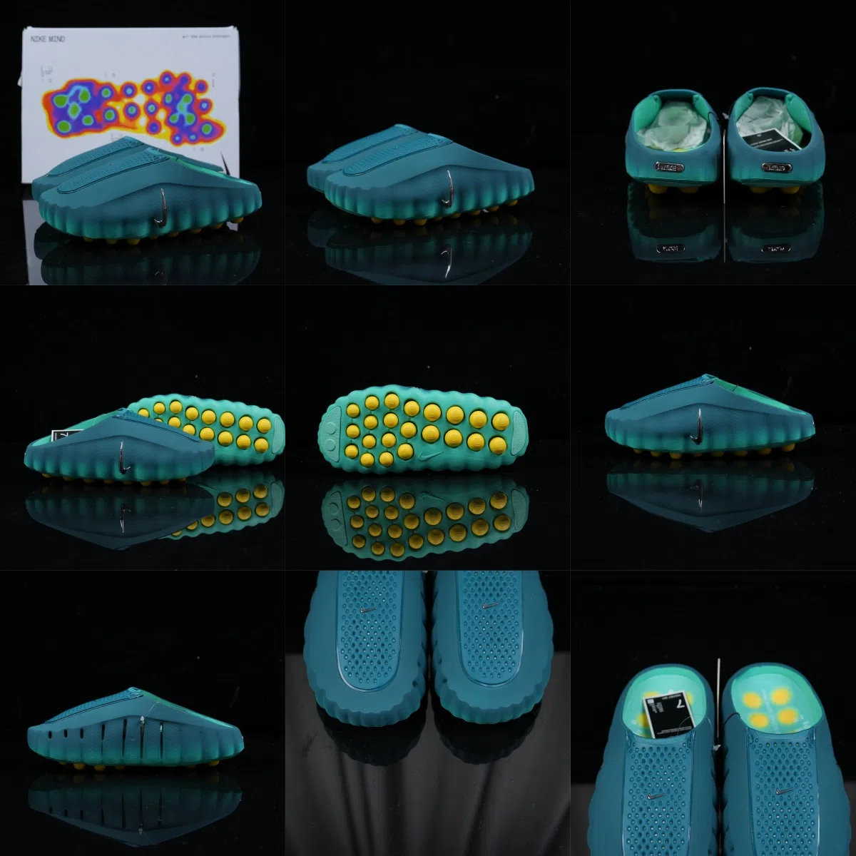 Mind 001 HQ4307-301 - Geode Teal / Light Menta / Canary / Chrome - Image 11