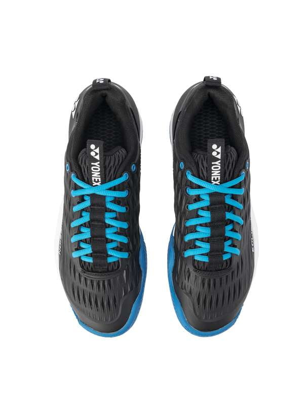 Power Cushion Eclipsion 3 in Black/Blue - YONEX-2021-MENS-POWER-CUSHION-ECLIPSION-3-TENNIS-SHOES-IN-BLACK-BLUE - Image 4
