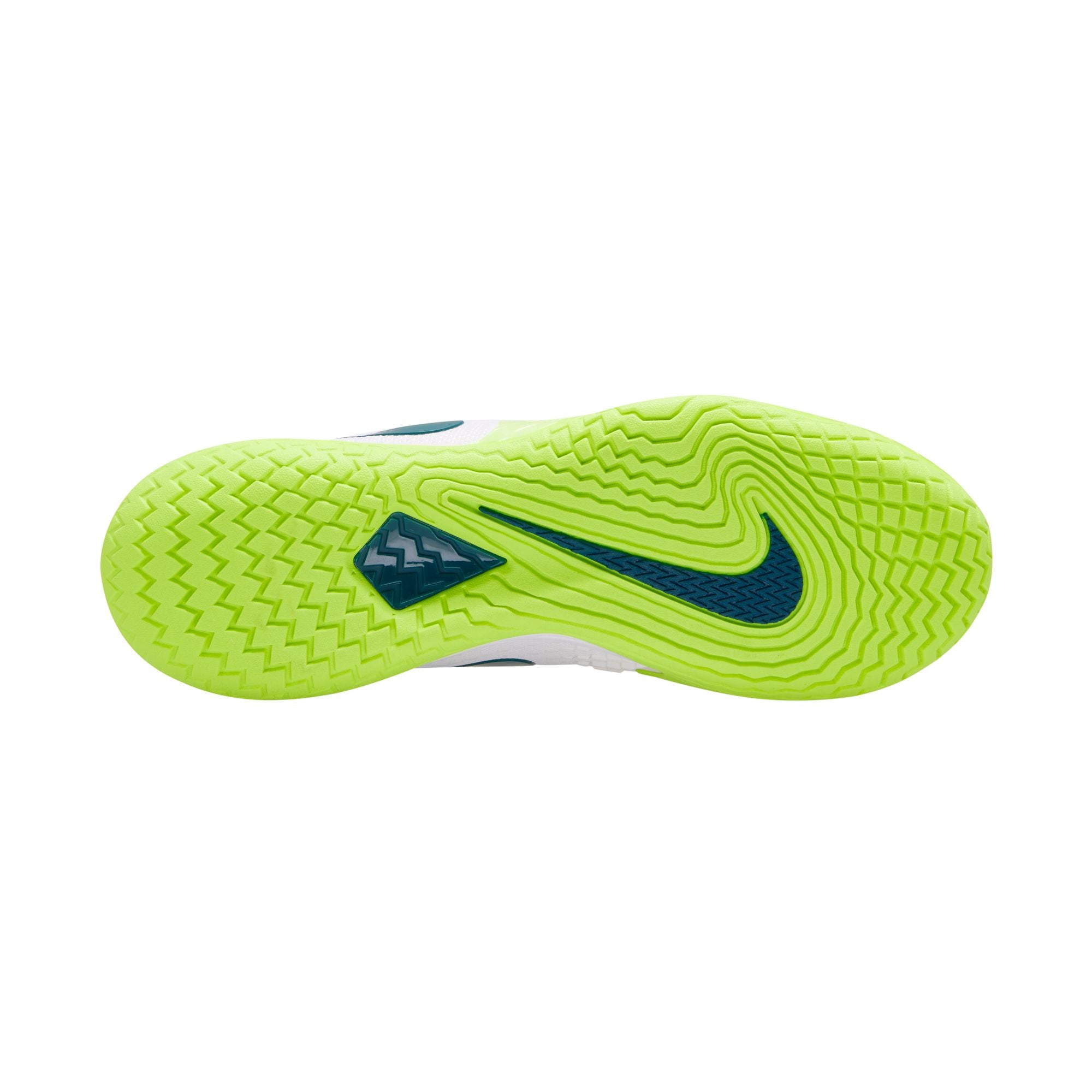 Zoom Vapor Cage 4 Rafa in White/Geode Teal-Volt - NIKE-MENS-ZOOM-VAPOR-CAGE-4-RAFA-IN-WHITEGEODE-TEAL-VOLT - Image 4