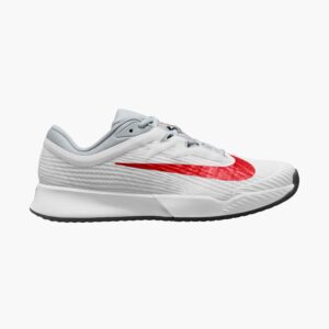 Vapor Pro 3 Hard Court in White/Lt Crimson-Pure Platinum - NIKE-MENS-VAPOR-PRO-3-HARD-COURT-TENNIS-SHOES-IN-WHITE-LT-CRIMSON-PURE-PLATINUM
