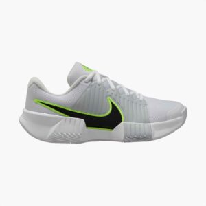 GP Challenge Pro Hard Court in White/Black-Pure Platinum-Volt - NIKE-WOMENS-GP-CHALLENGE-PRO-HARD-COURT-TENNIS-SHOES-IN-WHITE-BLACK-PURE-PLATINUM-VOLT