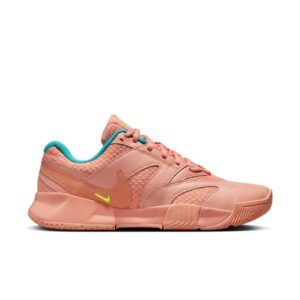 Court Lite 4 Hard Court in Apricot Agate/Volt-Dusty Cactus - NIKE-WOMENS-COURT-LITE-4-HARD-COURT-TENNIS-SHOES-IN-APRICOT-AGATE-VOLT-DUSTY-CACTUS
