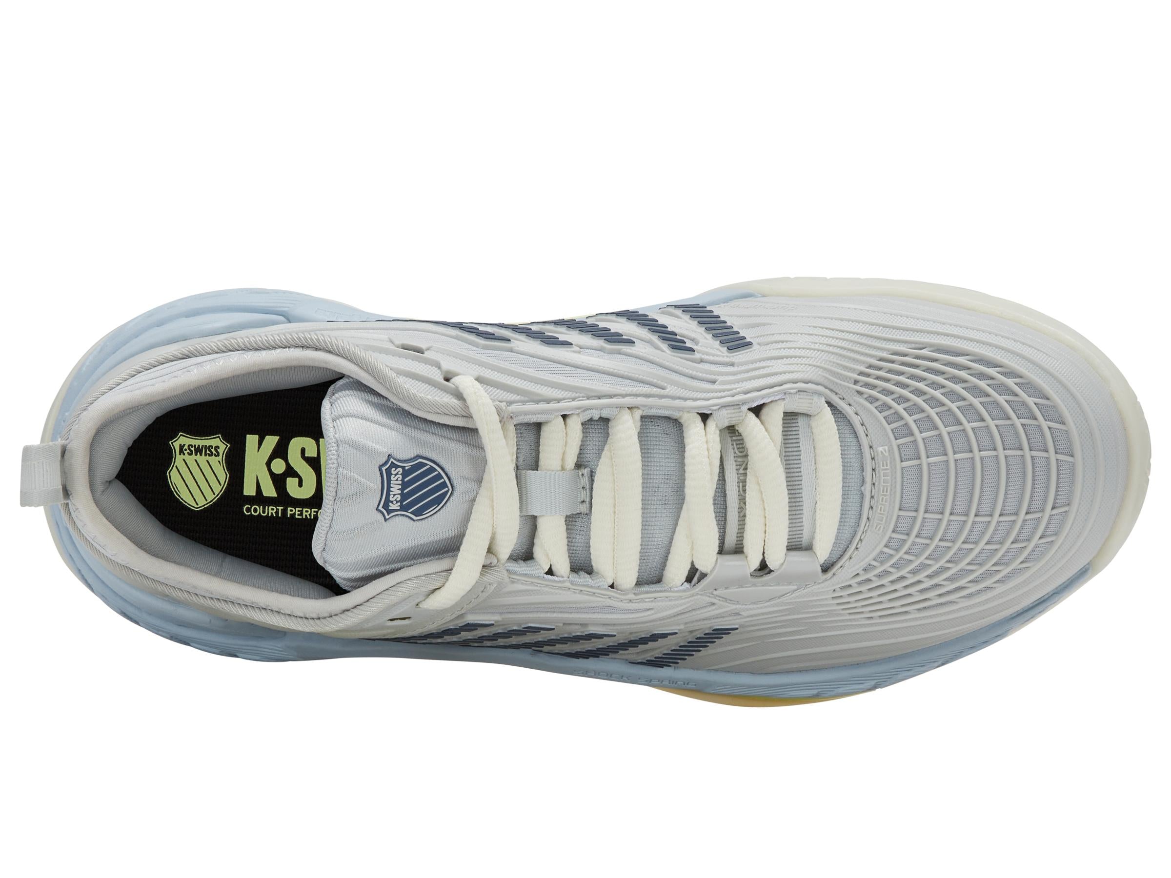 Hypercourt Supreme 2 in Dawn Blue/Ballad Blue/Blanc De Blanc - K-SWISS-WOMENS-HYPERCOURT-SUPREME-2-TENNIS-SHOES-IN-DAWN-BLUE-BALLAD-BLUE-BLANC-DE-BLANC - Image 7