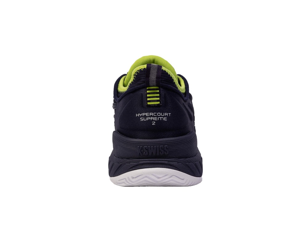 Hypercourt Supreme 2 in Peacoat/White/Lime Green - KSWISS-MENS-HYPERCOURT-SUPREME-2-TENNIS-SHOES-IN-PEACOAT-WHITE-LIME-GREEN - Image 4