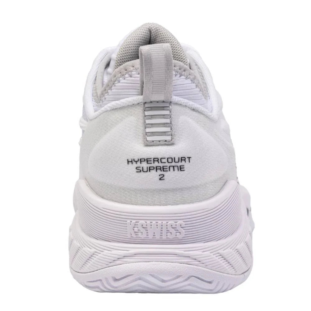 Hypercourt Supreme 2 (White/Black) - K-SWISS-HYPERCOURT-SUPREME-2-WOMENS-TENNIS-SHOE-WHITE-BLACK - Image 4