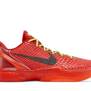 Kobe 6 Protro "Reverse Grinch" – Men's Basketball Shoes - Bright Crimson / Black / Electric Green
