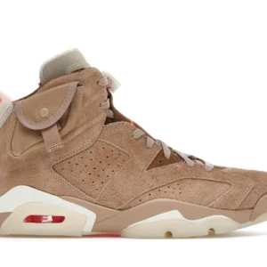 Jordan 6 Retro Travis Scott British Khaki - Limited Edition Exclusive Sneakers - Khaki