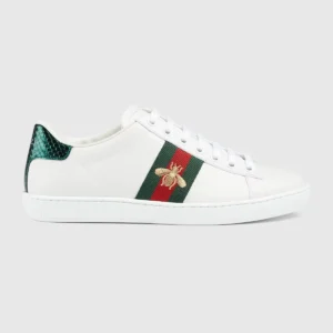 Women's Ace sneaker with bee - White