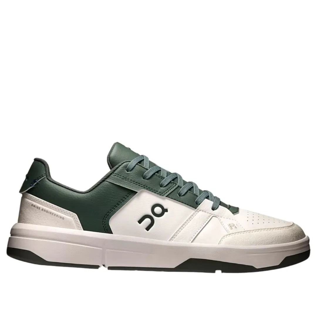 THE ROGER Clubhouse 3 Low-Top Sneaker – Lightweight Performance Casual Shoe - White/Olive