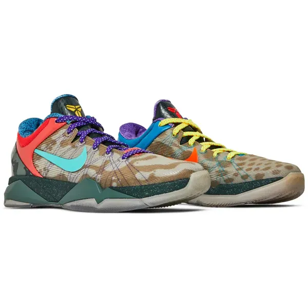 Zoom Kobe 7 System "What The Kobe" – Elite Performance Basketball Shoe - Bamboo/Tropical Twist-Hasta-Seaweed