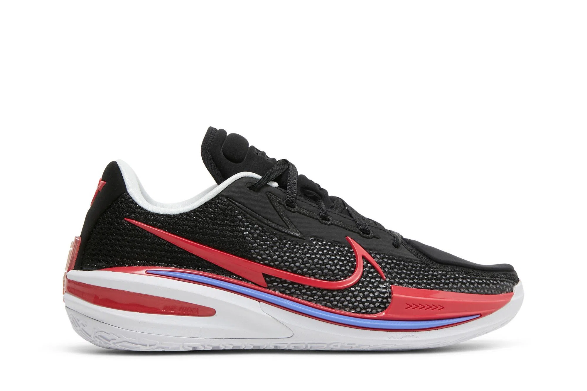 Air Zoom G.T. Cut 'Black Fusion Red' Basketball Shoes - Black / Fusion Red