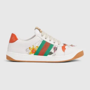 Women's Screener sneaker - Orange / Black / White
