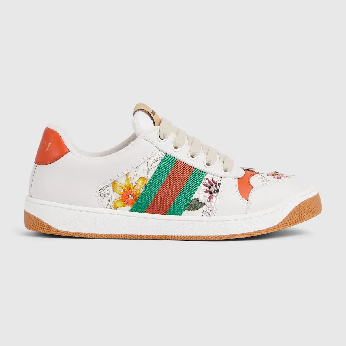 Women's Screener sneaker - Orange / Black / White