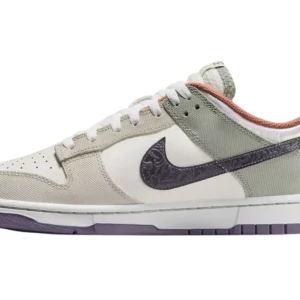 Dunk Low Casual Sneakers – Low Top Everyday Shoes for Street Style Wear - Light Green/Beige