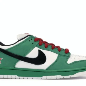 SB Dunk Low Heineken - Iconic Skateboarding Sneakers - Green / Black / Gray