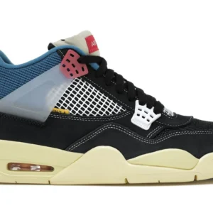 Jordan 4 Retro Off Noir - Exclusive Collaborative Retro Sneakers - Blue / Black