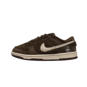True Label Dunk Low Casual Skate Shoe – Classic Low-Top Lifestyle Sneaker - Chocolate Brown