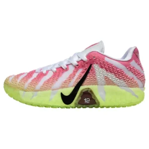 Ja 3 Lightweight Basketball Sneakers - Pink/White/Green