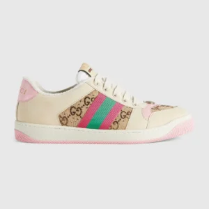 Women's crystal Screener sneaker - beige suede