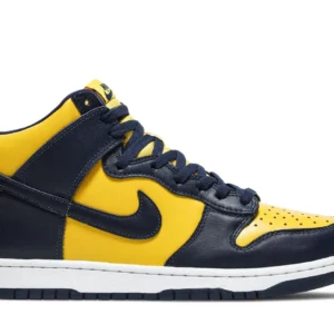 Dunk High Retro Michigan - Classic High Top Sneakers - Yellow / Black